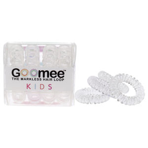 Kids The Markless Hair Loop Set-Glass Slipper by Goomee for Kids-4 Pc Hair Tie